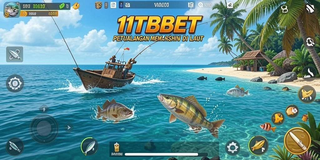Tangkapan ikan besar dalam gameplay 11TBET.