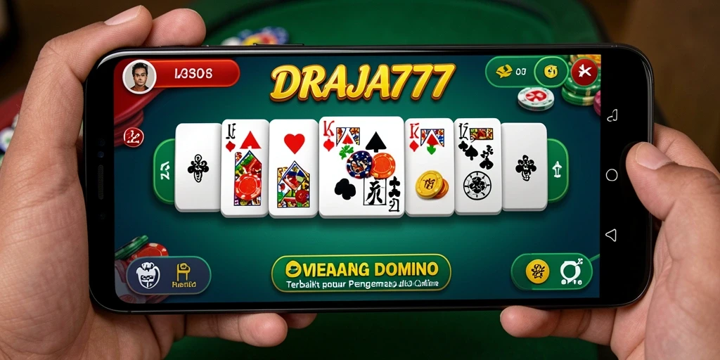 Screenshot gameplay DRAJA777 menampilkan keseruan bermain Domino.