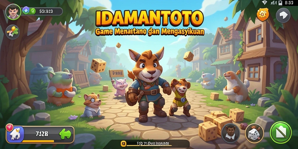Tampilan gameplay menantang dari IDAMANTOTO dengan berbagai puzzle.