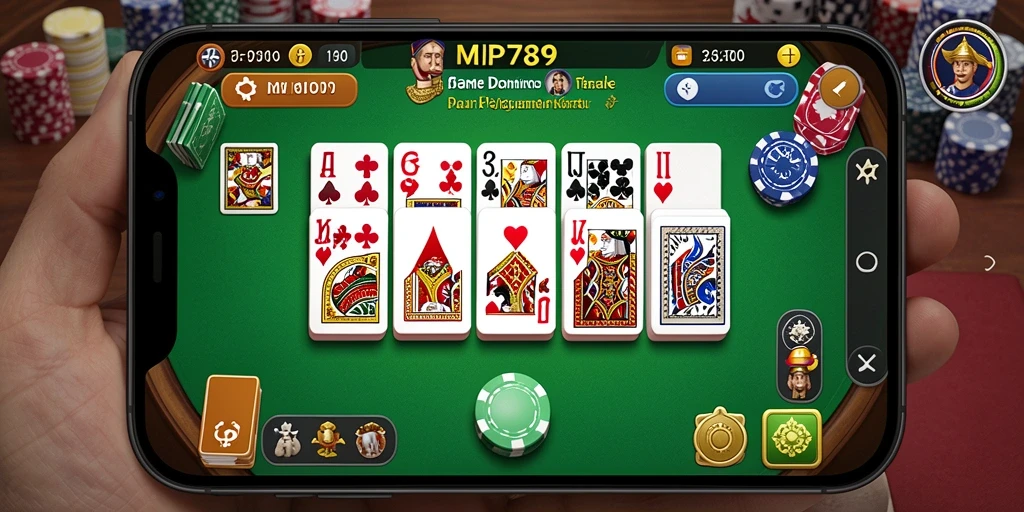 Tampilan gameplay seru Domino di MVP789 yang penuh strategi.