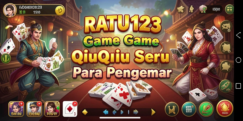 Tampilan gameplay QiuQiu yang seru dan menarik.