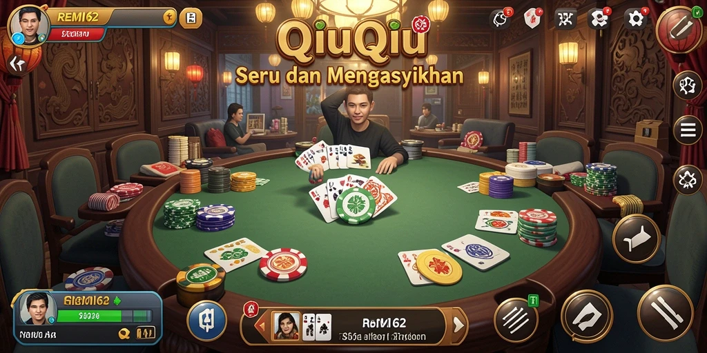Screenshot REMI62 menampilkan gameplay QiuQiu yang mengasyikkan.